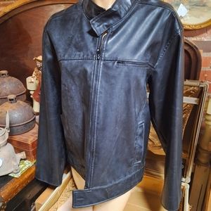Men's Faux Leather Jacket size Medium